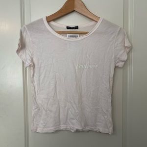 NWT Baby Pink Brandy Melville Crop Top
